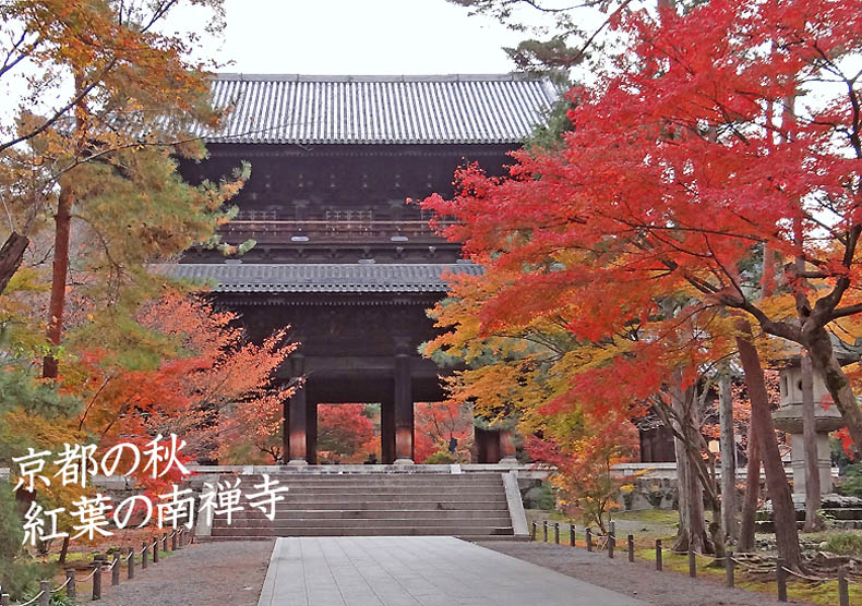 京都観光南禅寺紅葉1